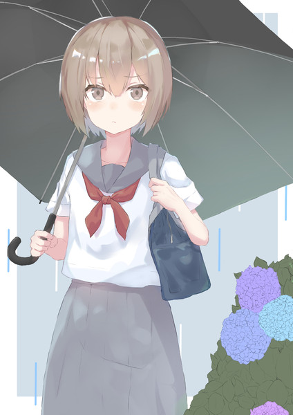 憂鬱な雨の日 きゅーぶ さんのイラスト ニコニコ静画 イラスト