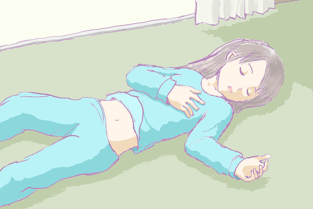 腹出し寝 秋の唄 さんのイラスト ニコニコ静画 イラスト