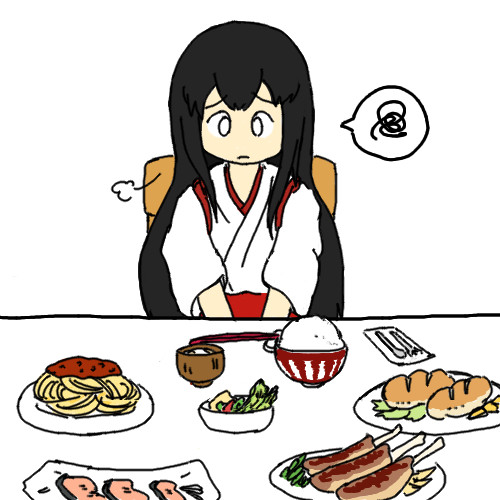 ウミウシと艦これ その36 ご飯を食べない赤城さん 網目錦 さんのイラスト ニコニコ静画 イラスト