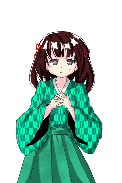 明治大正系女学生 困り顔 北海つばめ さんのイラスト ニコニコ静画 イラスト