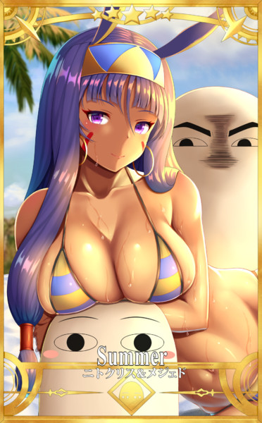水着ニトクリス最終再臨 Zukky さんのイラスト ニコニコ静画 イラスト