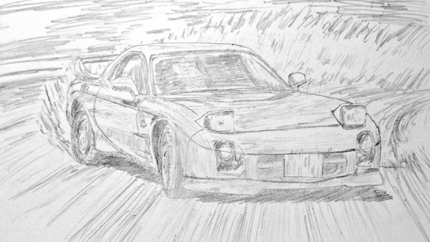 アンフィニ Rx 7 Type R Fd3s ぎん さんのイラスト ニコニコ静画 イラスト