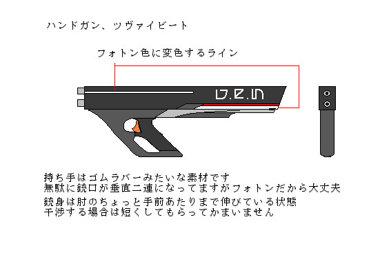 プルバック式？だっけ？なハンドガン