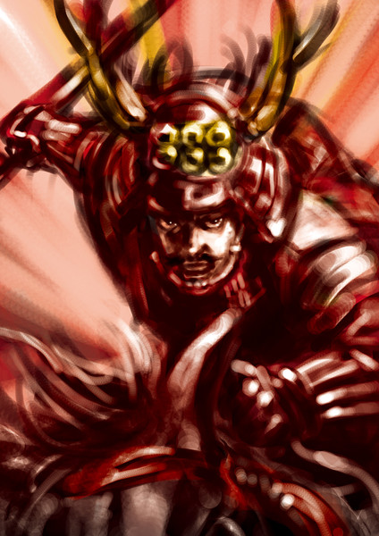 赤い鬼神 真田幸村 鍋之助 さんのイラスト ニコニコ静画 イラスト