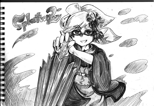 2b鉛筆で和服ホタルちゃん描いてみた ラッカ さんのイラスト ニコニコ静画 イラスト
