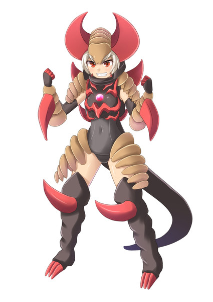 ベリアル融合獣スカルゴモラ 擬人化娘 クロス さんのイラスト ニコニコ静画 イラスト