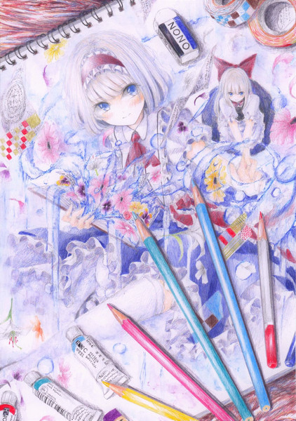 7 16は七色の人形遣いの日 くろいうさぎ さんのイラスト ニコニコ静画 イラスト