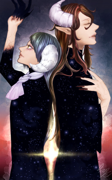 堕天使とハーフ悪魔 ななめ左 さんのイラスト ニコニコ静画 イラスト