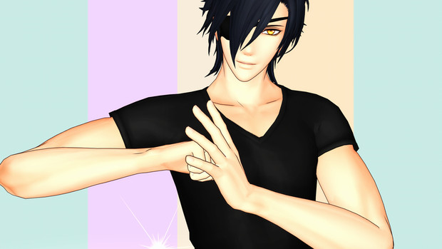 Mmd刀剣乱舞 1 4 3 I Love You 燭台切光忠 Haru M さんのイラスト ニコニコ静画 イラスト