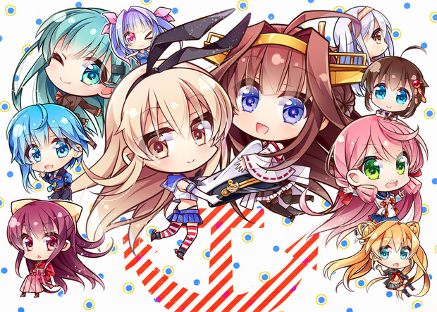 艦これオンリーイベント 絶対海域第九次名古屋遠征 告知イラスト 真雛あきこ さんのイラスト ニコニコ静画 イラスト