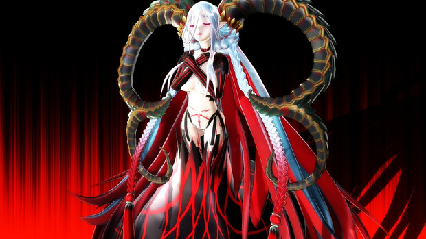 Mmd Fgo ティアマト ビーストii モデル配布 あかね さんのイラスト ニコニコ静画 イラスト