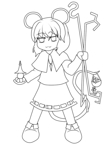 なずなず線画 和風海苔 さんのイラスト ニコニコ静画 イラスト