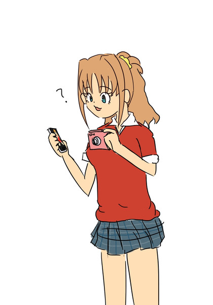 スクショの撮り方がわからず デジカメで画面を撮ろうとする日野茜 ほぅき さんのイラスト ニコニコ静画 イラスト