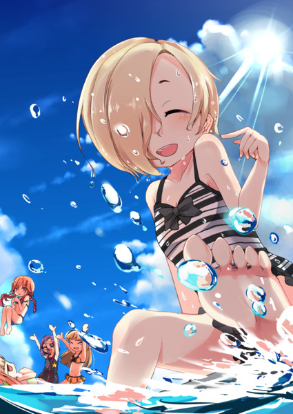 水着梅 めりーべ さんのイラスト ニコニコ静画 イラスト