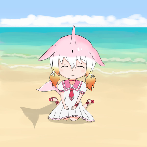ナルカちゃんあっと砂浜 ペぬ さんのイラスト ニコニコ静画 イラスト