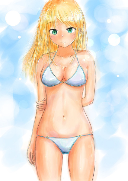 夏なので水着の女の子の落描き コー ベルリナー ヴァイス さんのイラスト ニコニコ静画 イラスト