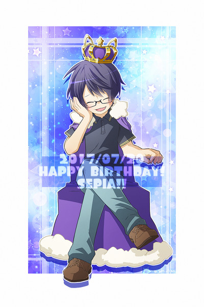 Happy Birthday Sepia 黒猫ａ さんのイラスト ニコニコ静画 イラスト