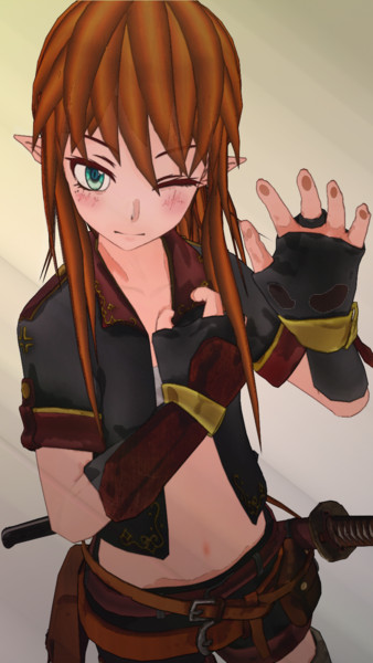 エルフ耳の少女 ヌル さんのイラスト ニコニコ静画 イラスト