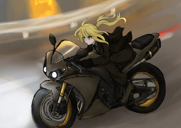 バイク描きたかった