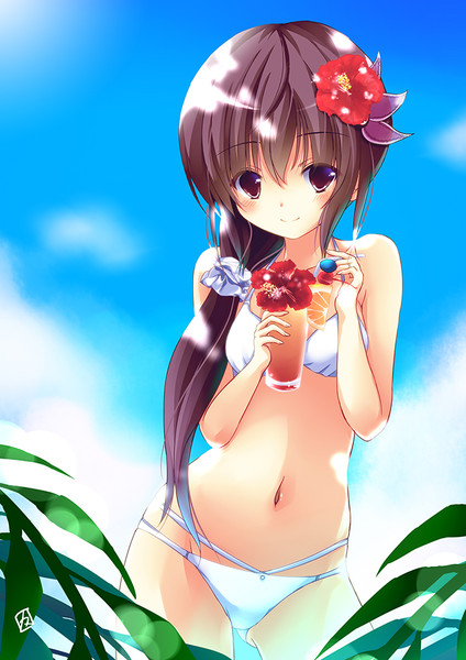 如月ちゃん水着グラ17 かみやゆうじエアコミケでした さんのイラスト ニコニコ静画 イラスト