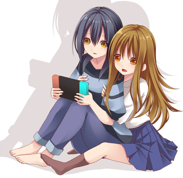 ゲームをやってる女の子 潮くりーく さんのイラスト ニコニコ静画 イラスト