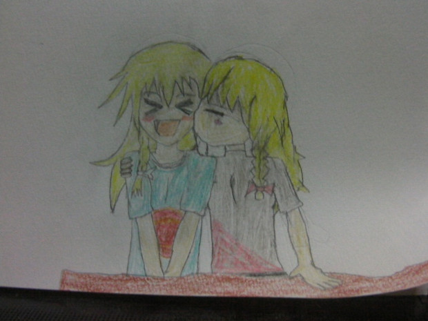 Udkにほっぺキスするsz姉貴 メギア さんのイラスト ニコニコ静画 イラスト
