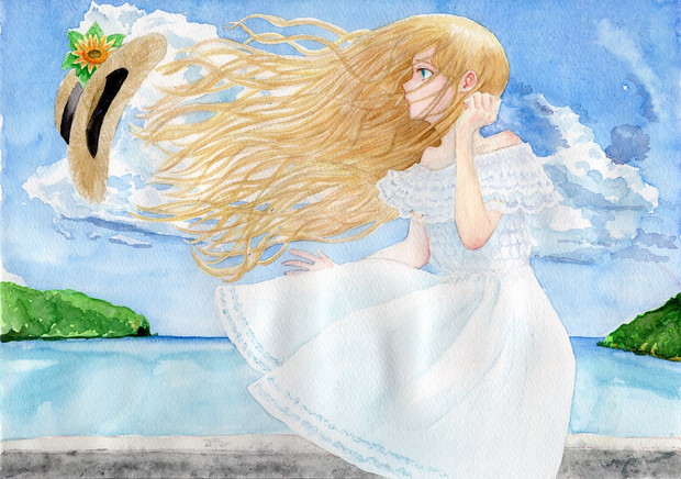金色の髪の少女 うりゃん さんのイラスト ニコニコ静画 イラスト