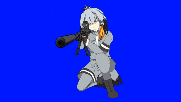 M銃を撃つ84b 65 Gifアニメ Higashi 石村兄貴 さんのイラスト ニコニコ静画 イラスト