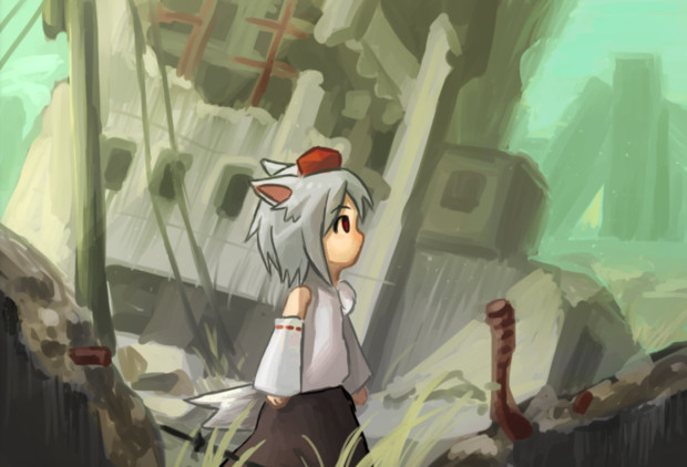 荒廃した街を歩くinu 汚泥 さんのイラスト ニコニコ静画 イラスト