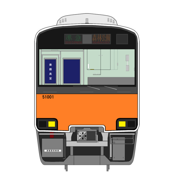 東武鉄道系編成前面図 Negitukaitnb さんのイラスト ニコニコ静画 イラスト