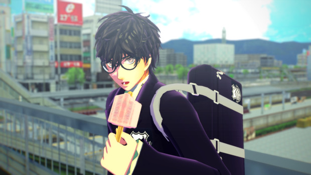 P5主とアイス ニコニコ静画 イラスト