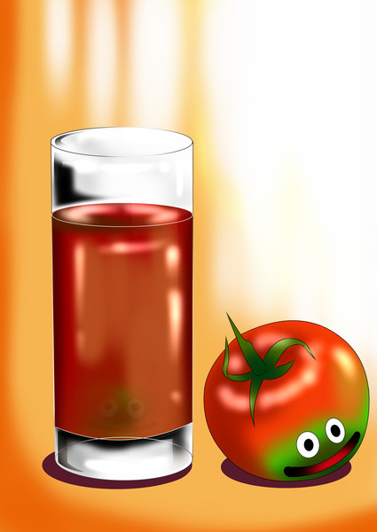最近コメント欄に青汁よりトマトジュースが飲みたいというコメントあったな 朱きつね さんのイラスト ニコニコ静画 イラスト