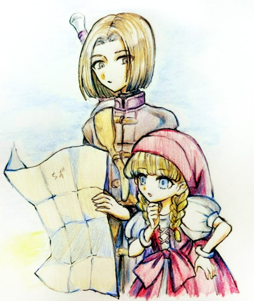 主人公とベロニカ ばむせ さんのイラスト ニコニコ静画 イラスト