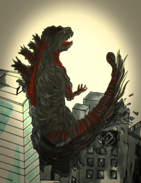 もどき シン ゴジラ 第四形態 だだ丸 新食感もちふわ さんのイラスト ニコニコ静画 イラスト