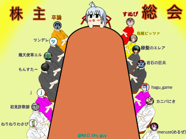 株主総会 シャイガイ さんのイラスト ニコニコ静画 イラスト