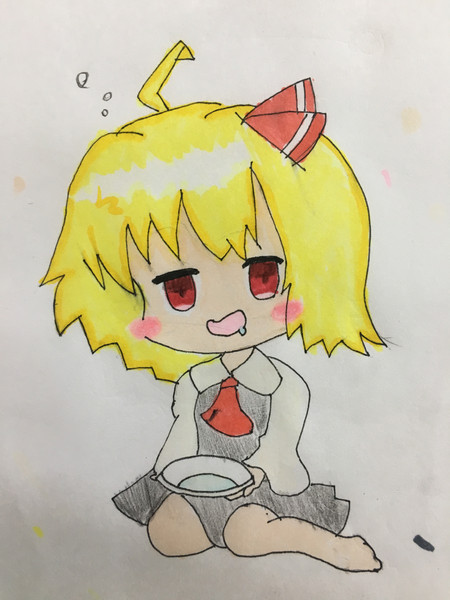 酒飲みルーミア Am256 さんのイラスト ニコニコ静画 イラスト