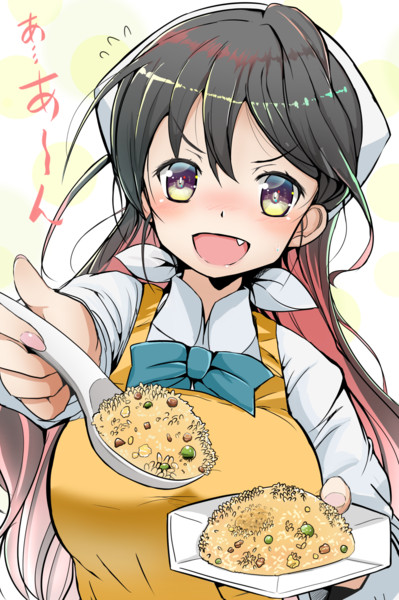 長波様がチャーハンを食べさせようとこちらを見ています 秋月時雨 さんのイラスト ニコニコ静画 イラスト