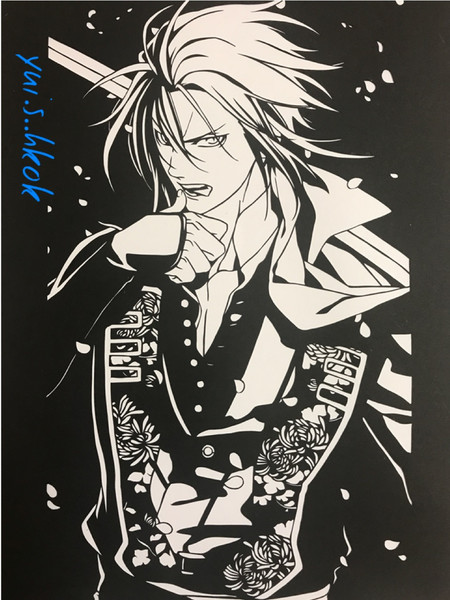 薄桜鬼 土方歳三 切り絵 Yui S Hkok さんのイラスト ニコニコ静画 イラスト