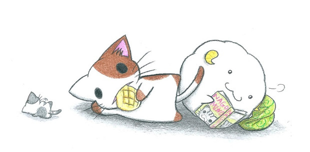 だらける獣達 わにねこwithくまこ さんのイラスト ニコニコ静画 イラスト