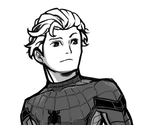 スパイダーマン落書き 123 56 ヒフミ ゴロウ さんのイラスト ニコニコ静画 イラスト