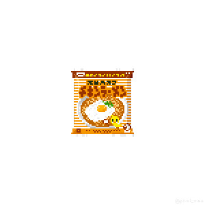 【ドット絵】チキンラーメン