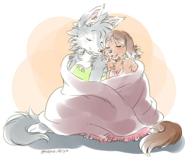 ケモ百合落書き