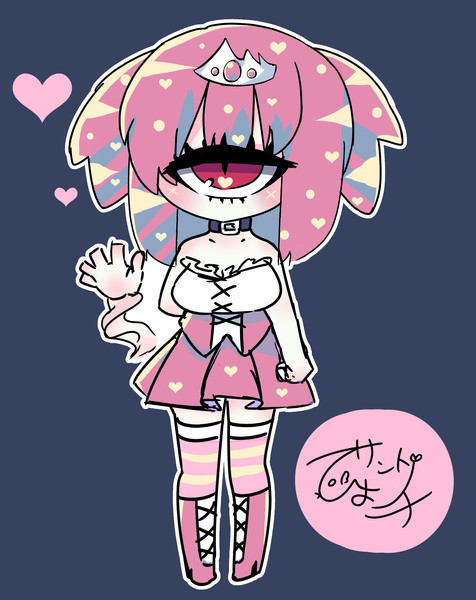 創作単眼娘のららちゃん ひよこサンドイッチ さんのイラスト ニコニコ静画 イラスト