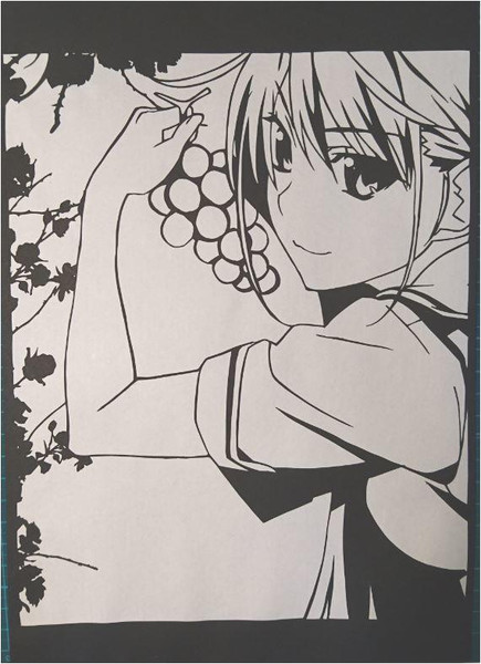 切り絵 グリザイアの果実 榊由美子 レック さんのイラスト ニコニコ静画 イラスト