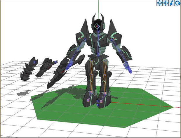 12 16更新 Mmdモデル配布 Lbxベクター ダンボール戦機w 輝黒 さんのイラスト ニコニコ静画 イラスト