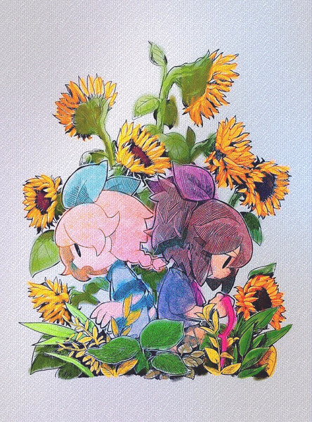 深夜廻 発売記念公式絵の塗り絵 萃 すい さんのイラスト ニコニコ静画 イラスト