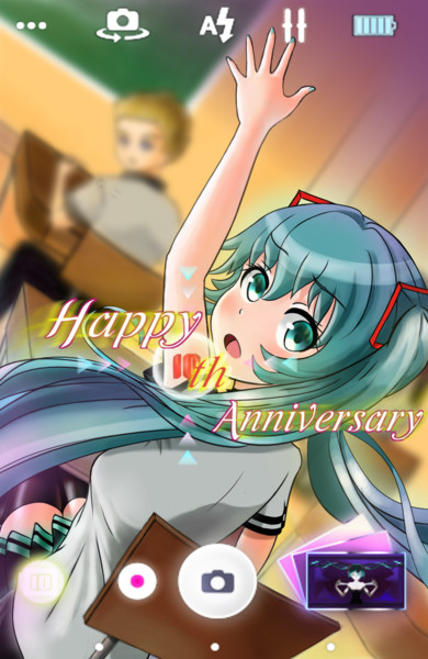 Happy 10th Anniversary ねこにこ さんのイラスト ニコニコ静画 イラスト