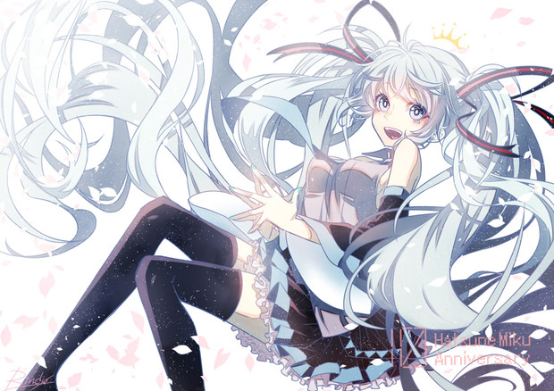 初音ミク10周年 燐人 さんのイラスト ニコニコ静画 イラスト