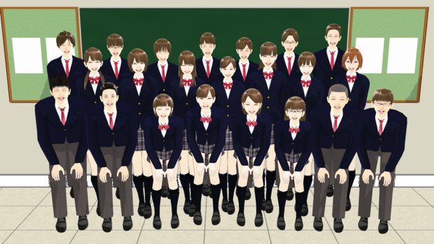 全員集合記念写真 W3ep Rockie さんのイラスト ニコニコ静画 イラスト