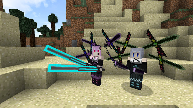 Minecraft More Player Modelsで遊んだ結果 白玉ふに さんのイラスト ニコニコ静画 イラスト